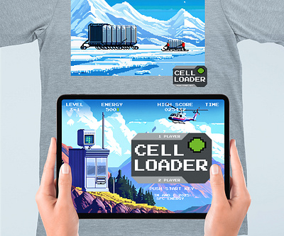 Cell Loader brand branding branding calgary calgary games creative direction design games gamification branding gamification calgary identity illustration know thy user logo modern branding pixel games rich rawlyk creative direction user focused solutions yyc design yyc identity yyc illustration