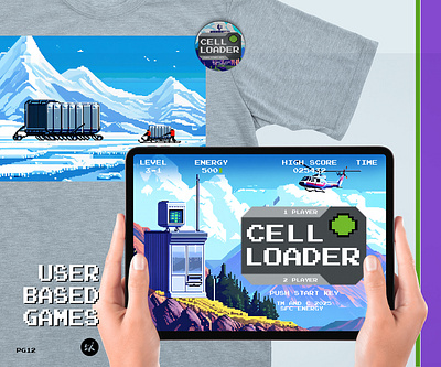 Cell Loader brand branding branding calgary calgary games creative direction design games gamification branding gamification calgary identity illustration know thy user logo modern branding pixel games rich rawlyk creative direction user focused solutions yyc design yyc identity yyc illustration