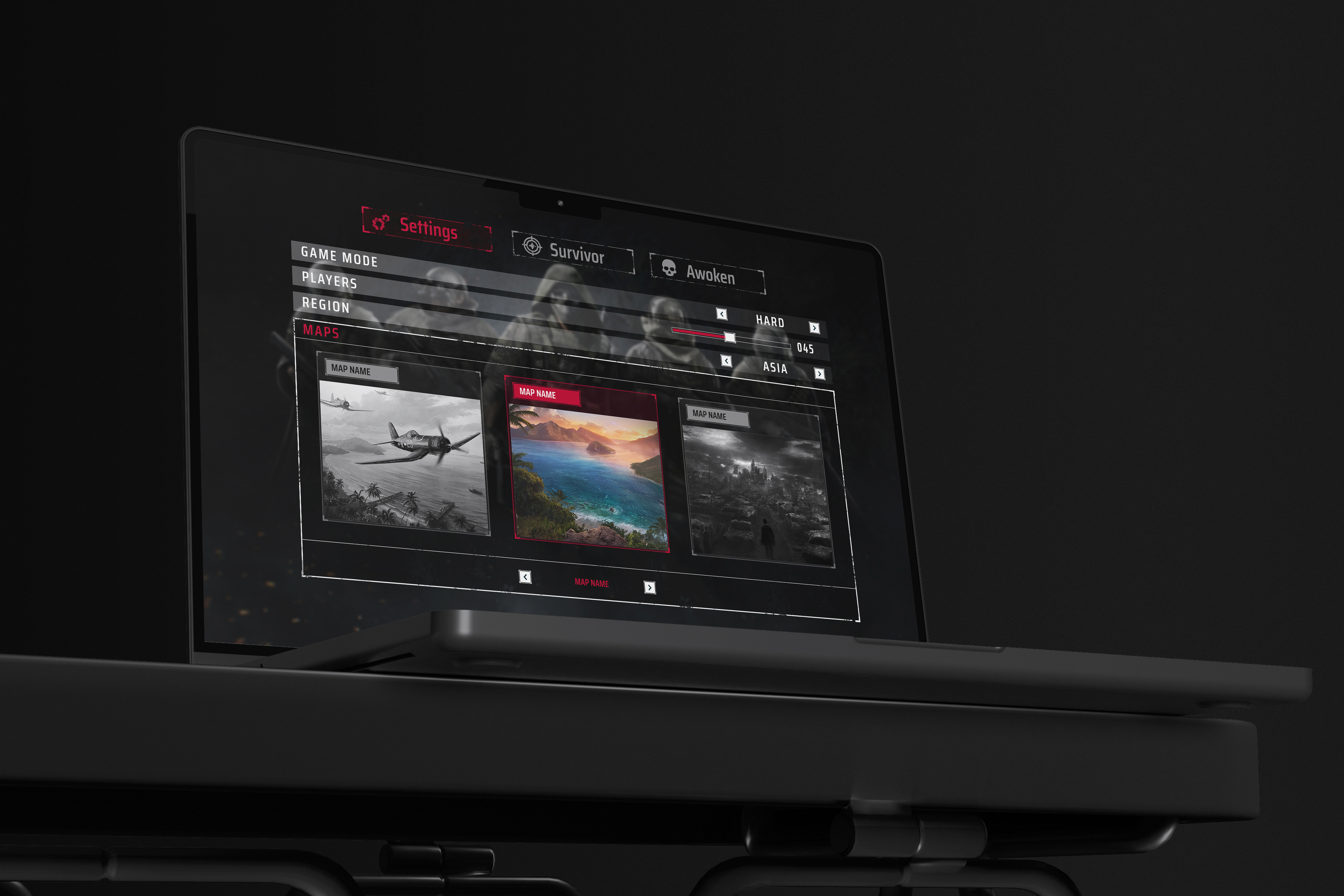 Example of Professional Game UI/UX Design