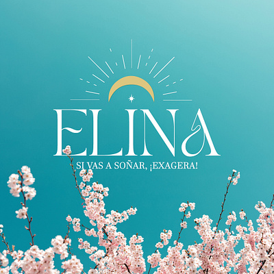 LOGO ELINA branding graphic design logo