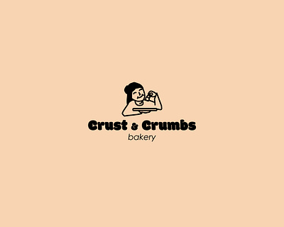 Crust&Crumbs logo awesome branding design graphic design illustration logo minimalist vector