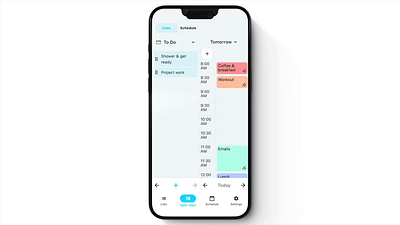 TimeFinder UX demo android app calendar design ios mobile ui