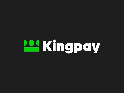 King Pay - Logo Design (Unused & For Sale) branding consulting flat green king logo minimal modern monogram pay