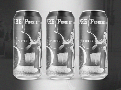 PrePro Porter - Beer Label Design beer beer art beer can beer design beer designer beer label beer packaging branding craft beer design graphic design grungy historical illustration logo monochromatic photoshop retro rustic vintage