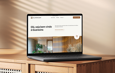 Guaraúna Website building ui webflow website