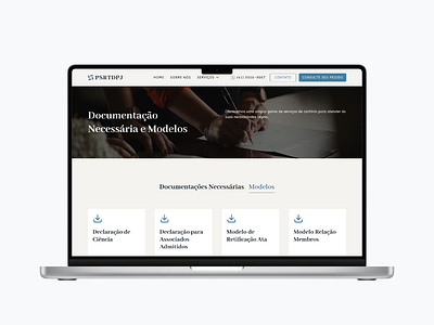 1º SRTD: Bons Motivos para Registrar cartorio design registro ui webflow website