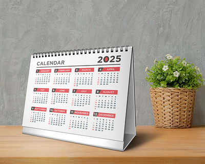 Colorful vector calendar design for 2025 2025 calendar advertising branding colorful calendar corporate desk calendar graphic design happy minimalist new year 2025 planner table calendar vector