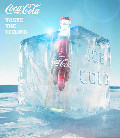 Coca Cola Ad advertise products advertising coca cola graphic design beverages marketing product ad social media