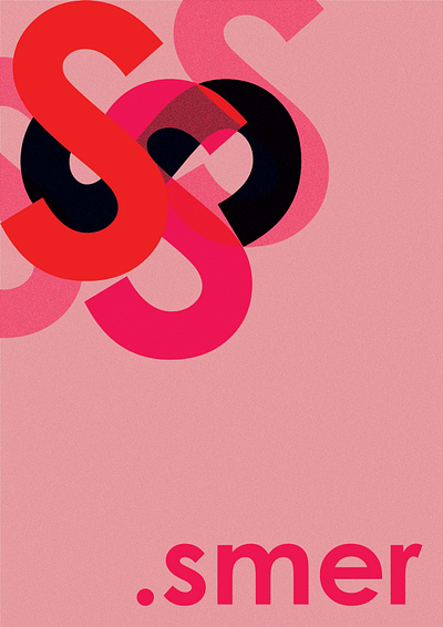 .smer 30 days challenge abstract art artwork colors concept design graphic design illustration imagine love pink poster red s share swissted type typography vintage