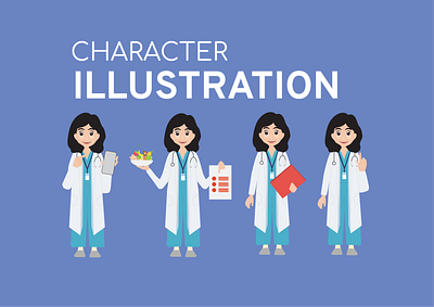 Flat Character Development 3d animation app branding design fyp graphic design illustration logo motion graphics ui