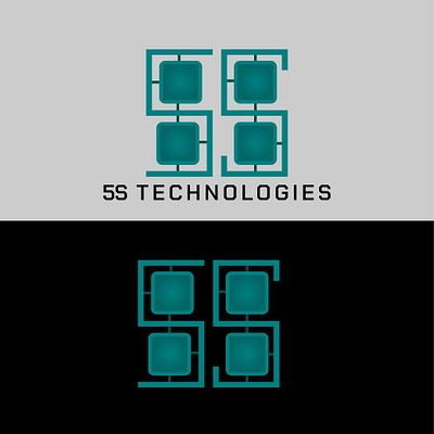 5S TECHNOLOGIES _Software Developing company logo software logo tech logo