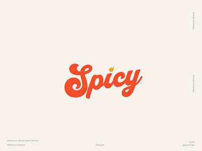 Spicy Restaurant brand - Logo Design abstract logo barbecue logo brand identity design branding business logo food logo logo logo creation logo creator logo design logo designer logo mark logo type minimalist logo modern logo print restaurant branding restaurant logo unique logo visual branding