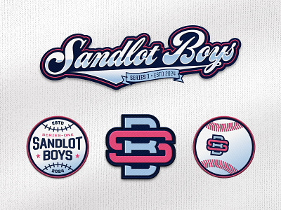 Sandlot Boys Baseball badge branding classic