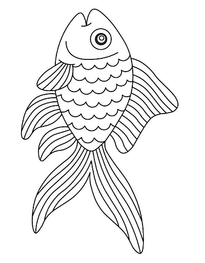 Free Fish Coloring Pages for Kids & Adults