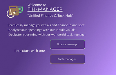 Finance & Task Manger graphic design idea ui ux