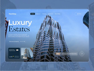 Real Estate Website UI Design animation branding construction figma graphic design landing page logo motion graphics real estate real estate design real estate website design ui ui design uiux ux ux design web web design website website design