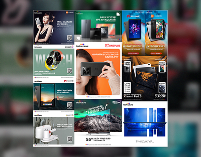 Social media posters , banners , content banner branding electronics graphic design huawei smart tv smartphone social media poster tv xiaomi