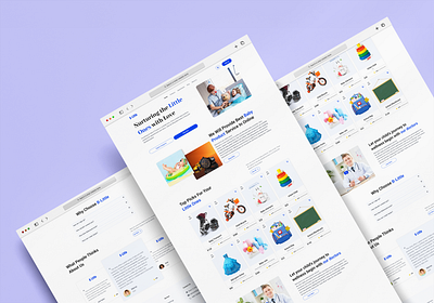 Landing Page Design figma landing page design littles product design ps ui