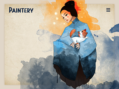 Paintery digital art design inspiration