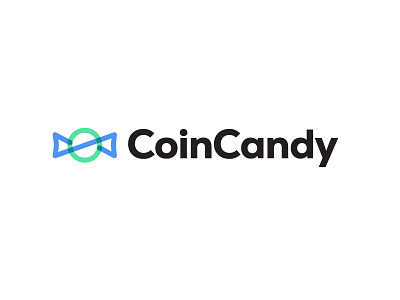 CoinCandy bold branding candy coin crypto design geometric logo logodesign modern