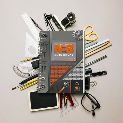 Business/Corporate Diary Design for NB Auto Bricks 2025 diary diarycover diarydesign graphic design