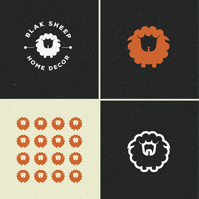 black sheep logo branding graphic design