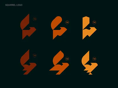 Squirrel logo design, Geometric logo, Modern logo abstract logo brand identity branding geometric geometric logo icon identity logo logo design logos logotype mark modern modern logo monogram playful sports logo sportswear squirrel squirrel logo