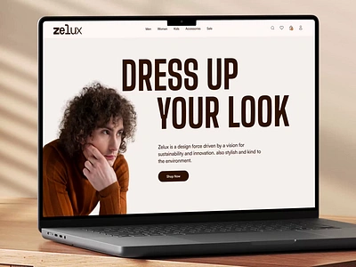 Zelux - Ecommerce Website animation branding branding design cloth website design ecommerce ecommerce store fashion fasion website design landing page designer landingpage design pixelean sahin mia shopify shopify website design ui uiuxdesign ux uxui visual designer web design