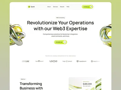 Spark : Web3 Consulting Website blockchain blockchain integration branding cryptocurrency fintech innovation logo nft smart contracts software development ui ui design ux ux design web ui web3 web3 consulting web3 development webdesign website design