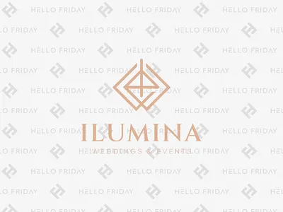 ILUMINA - Monogram Minimalis Logo Animation animation brand identitiy branding bumper gif graphic design intro logo logo design logomotion logos looping lottie minimalist modern motion motion graphics outro visual visual identitiy