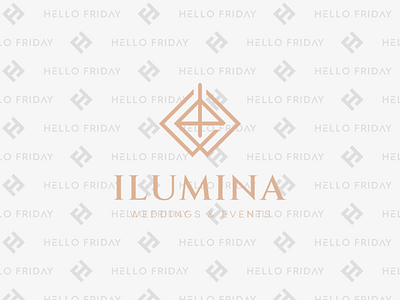 ILUMINA - Monogram Minimalis Logo Animation animation brand identitiy branding bumper gif graphic design intro logo logo design logomotion logos looping lottie minimalist modern motion motion graphics outro visual visual identitiy