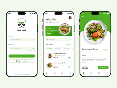 Restaurant Menu App appdesign branding design dribbble illustration landingpage menuapp mobileapp productdesign ui uidesign uiuxdesign userexperience