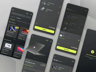 TechTrove - Computer and Accessories App app branding design graphic design minimal ui ux