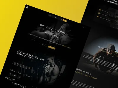 The Search Body Transforming Challenge website. challenge fitness gym health landingpage tranding transforming ui uidesign uiux uiuxdesign webdesign website webui workout