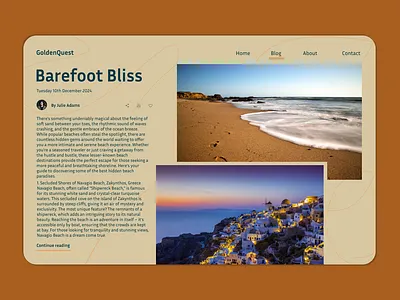 Daily UI #035 -Blog Post dailyui graphic design ui uiux ux