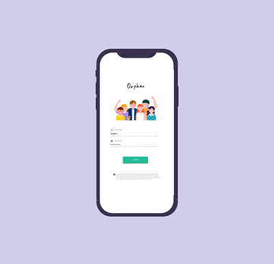 Login Orphan branding dashboard dashboard design dashboard ui design illustraion illustration illustrations illustrator login page login page ui ui ui login