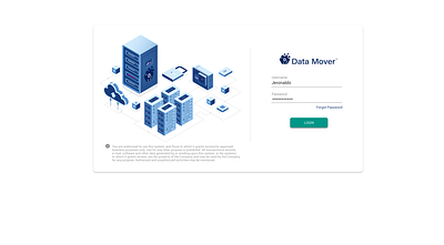 Data Mover UI login login ui ui login