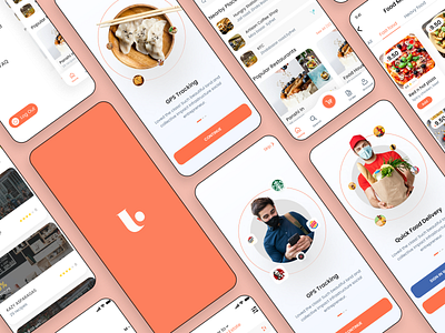 Food Delivery App app design case study figma food food delivery food delivery app menu mobile app restaurant uiux