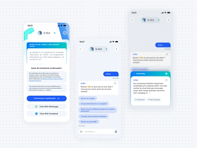 👋 AI Generated Bot 🤖✅ ai ai bot artificiel inteligence bot chat chatbot clean design generate generated generating ia intelligence artificiel minimal mobile ui ux