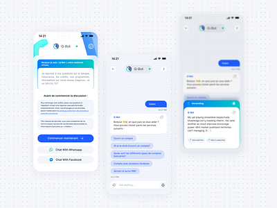 👋 AI Generated Bot 🤖✅ ai ai bot artificiel inteligence bot chat chatbot clean design generate generated generating ia intelligence artificiel minimal mobile ui ux