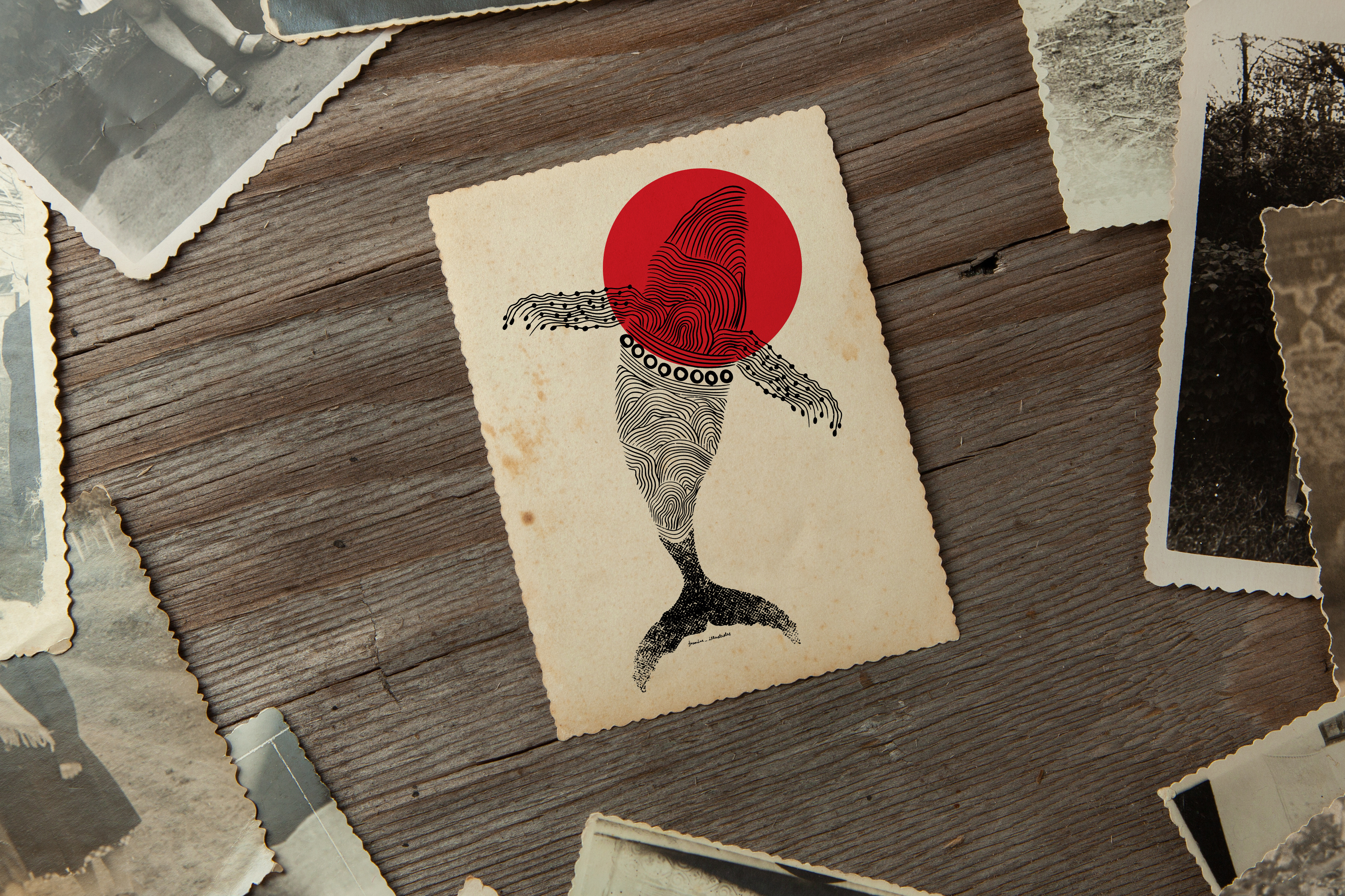 Linocut Print Style Shark Illustration abstract art art for inspiration art prints best illustration branding design detailed art digital art digital illustration digital print doodle art graphic design illustration japanese art japanese style linocut style recent designs red and black trendy designs vintage illustrations