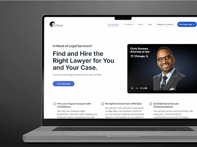 Legal Matching Platform Bridging Legal Professionals and Clien connectingprofessionals legal legalservices legaltech mvp product design responsivedesign ui ui design userflows ux ux design