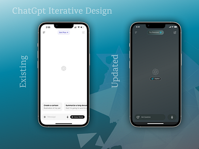 ChatGpt UI Redesign ui
