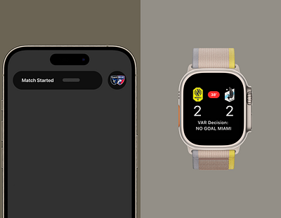 Live Score app apple watch live score mobile ui