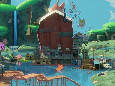 mall 3d 3dcharacter 3dmodel animation blender branding design illustration logo ui