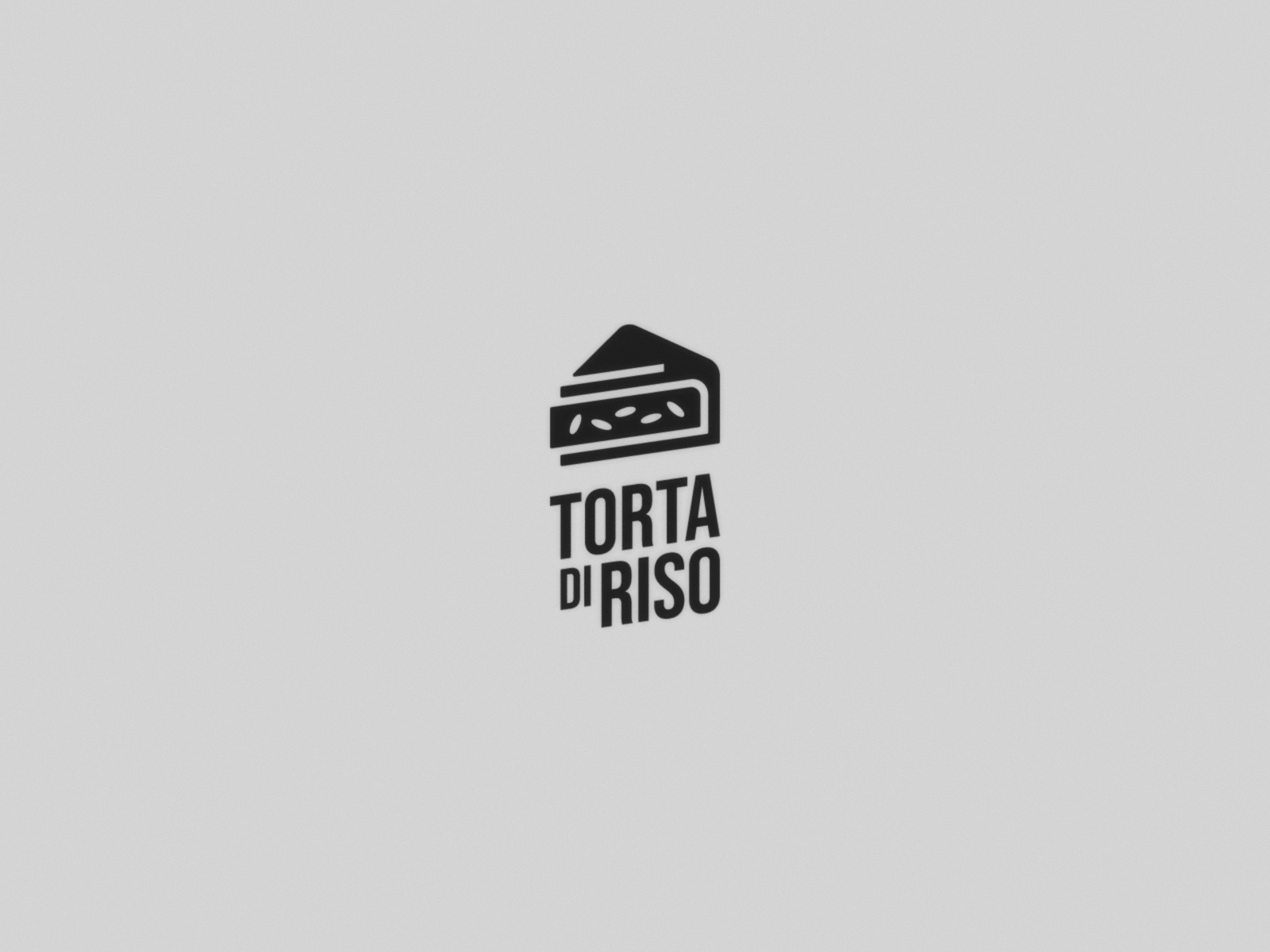 TORTA DI RISO - Logo Design branding food graphic design italy logo minimal