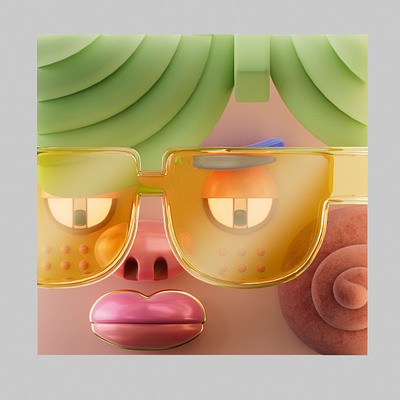 Sunglasses 3d c4d design illustration visual