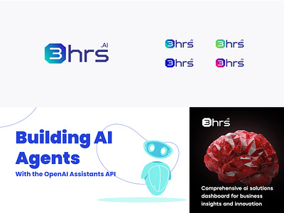 3hrs.ai ai branding logo