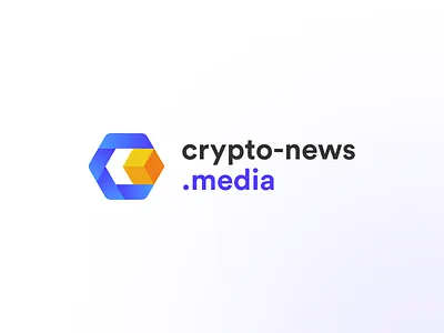 Logo for Crypto News Media brand brandmark crypto identity logo logo design logotype