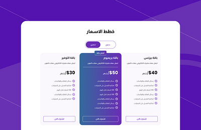 Pricing Section pricing ui design web design